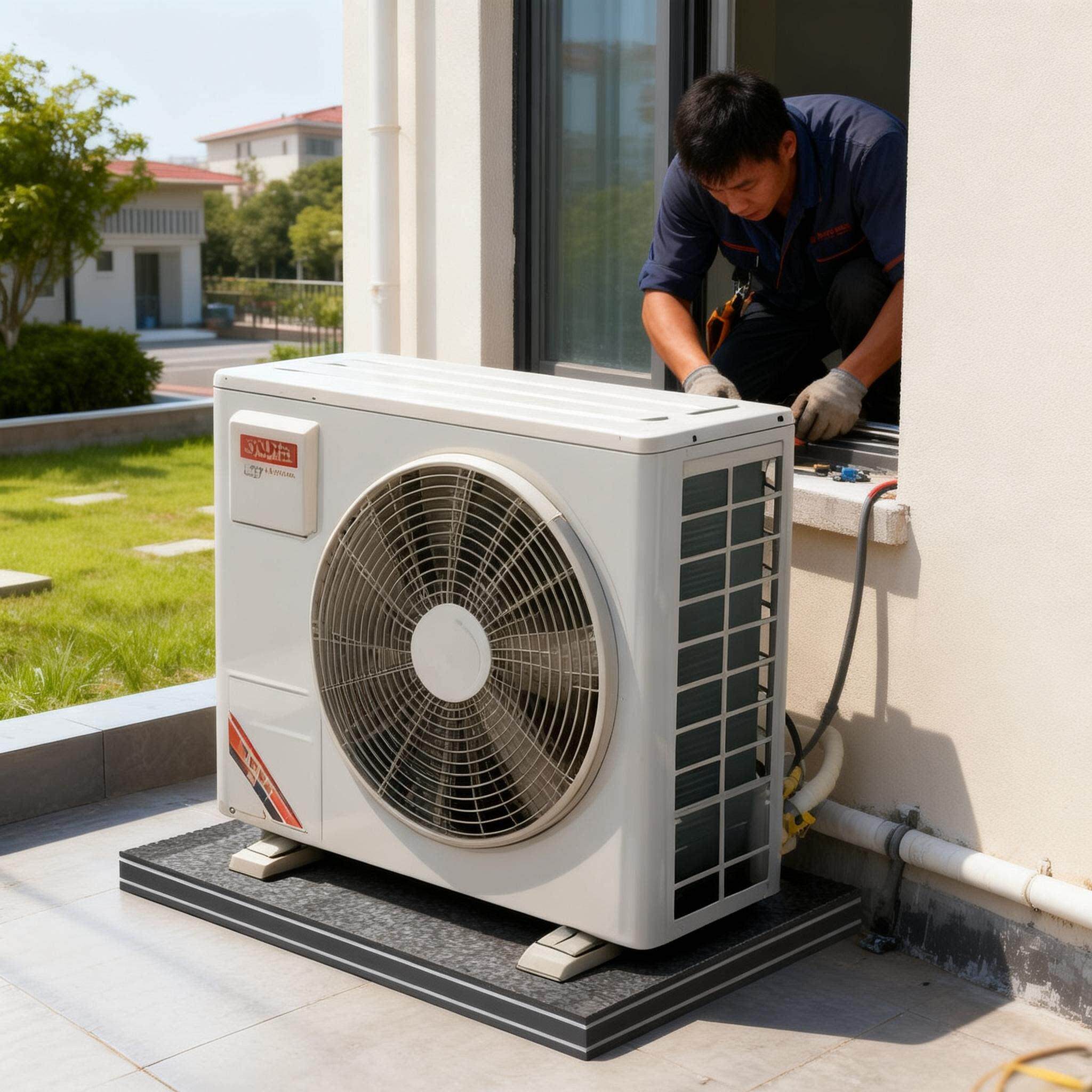 空调外机隔音减震垫止震垫静音降噪垫工业减震家用隔音棉吸音神器
