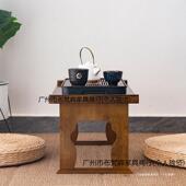 可折叠非窗0617炕子几家用榻榻米茶桌实木中式 床上学 小飘桌免安装