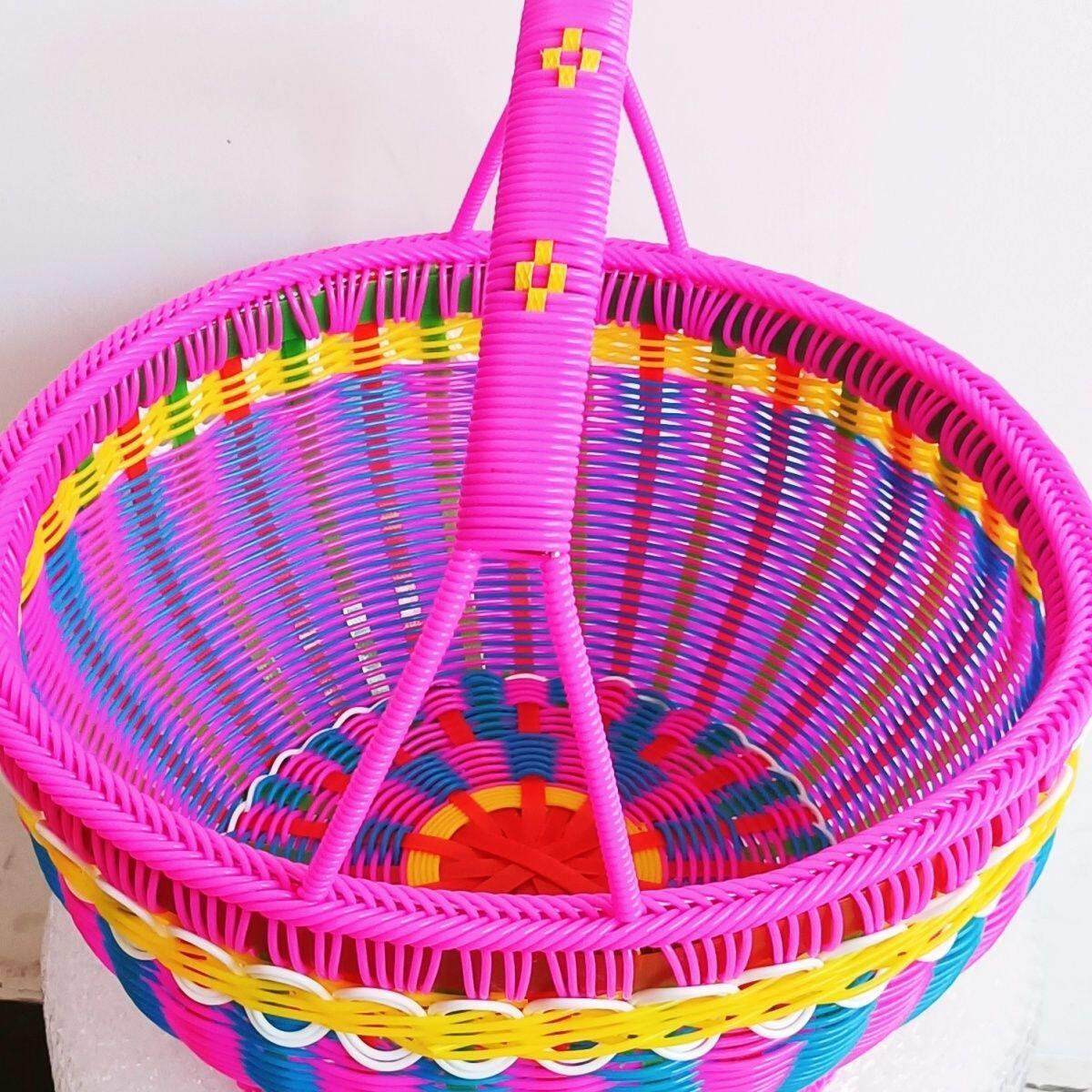 手提篮子宿舍提篮家用婚庆篮提菜购物篮拜神篮,收纳整理,购物篮,淘宝优惠券,粉丝福利购,淘宝优惠卷