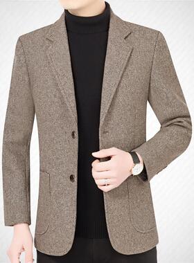 男士休闲西装外套春夏季2025新款单西修身高端潮牌商务中青年西服