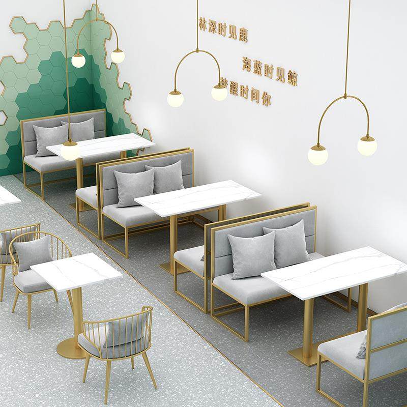 简约网红款靠墙卡座沙餐厅茶咖啡厅蛋糕品店铁艺甜118奶发店桌椅,住宅家具,餐桌+餐椅,淘宝优惠券,粉丝福利购,淘宝优惠卷