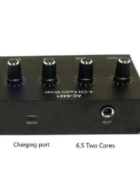 4 Channel Sound Mixer Low Noise Sound Mixer 4 Input 1