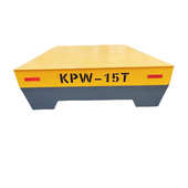 10吨车间仓库平板运输车 智能有轨电动地平车 KPW有轨遥控平板车