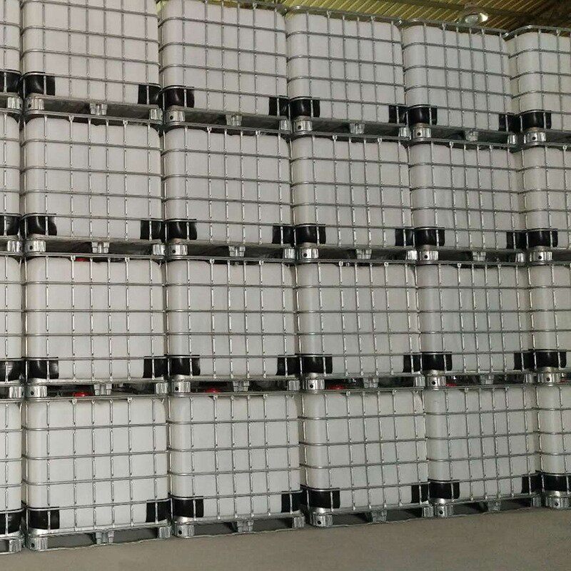 加厚IBC吨桶集装桶方型带铁架塑料吨桶1000L化工叉车桶1吨酵素桶