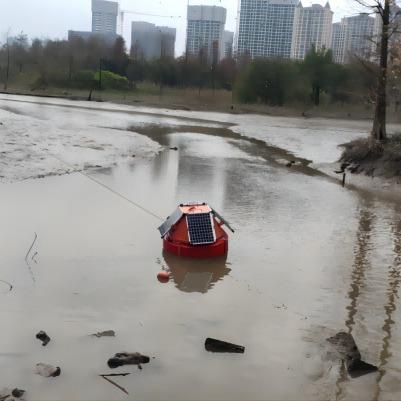 船定舶燃油泄漏监水染GP污SOSEN-FB位浮标系统 海洋漂浮式水质测