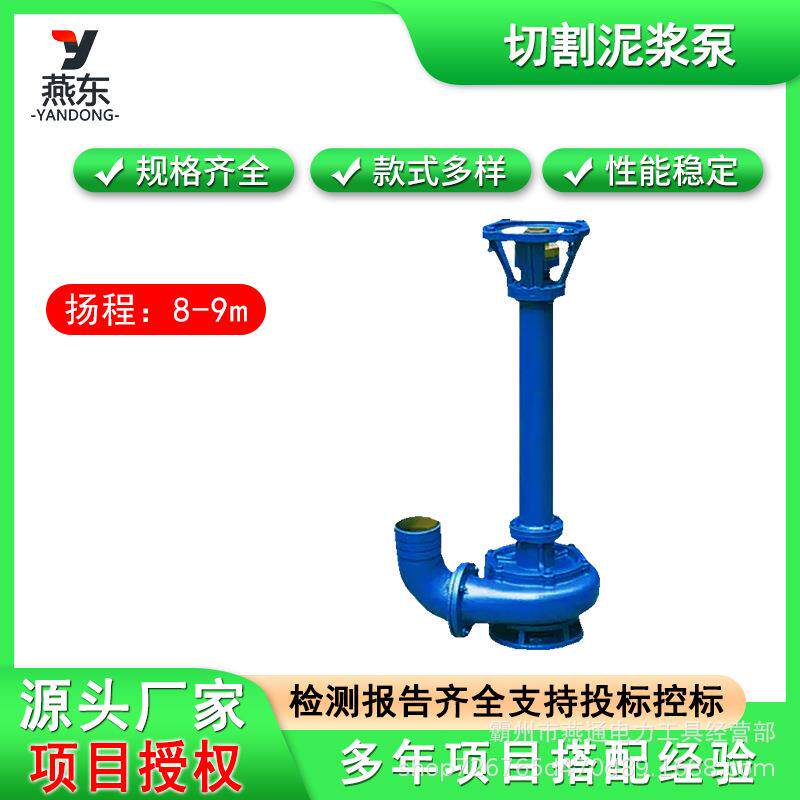 NL系列小型切割泥浆泵加厚长杆立式泥浆泵防汛抢险清淤抽泥抽浆泵
