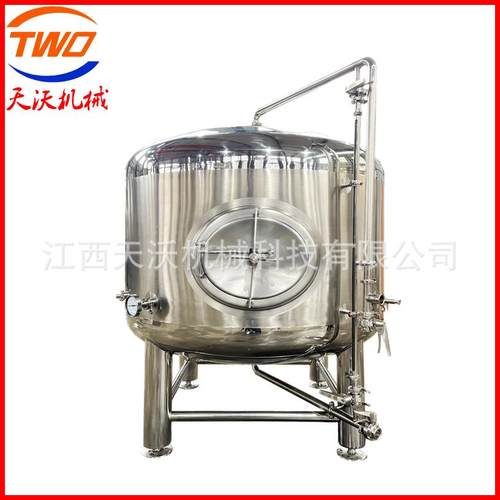 机械不锈钢清酒罐304不锈钢气泡酒罐单层储罐立式酵素罐加工