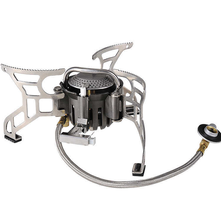 外炉t4大野外气方便火力-步林野气a营bl100户炉具可折叠携带炉-