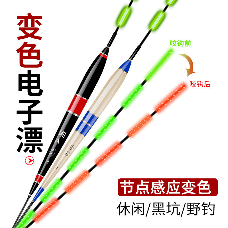 夜光变色电子巴尔鲫鱼鲤鱼浮漂