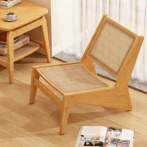 阳台休闲懒人藤编沙发椅 北欧阳台单人休闲椅简约椅子