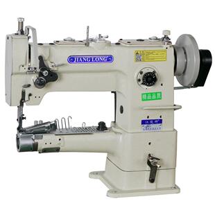 江龙牌246小嘴包边高车自动供油上下定针箱包大梭缝纫机箱包专用