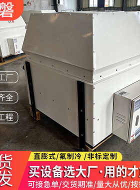 高大变频分体工业冷暖膨水平冷风机无线直氟控制空间式组厂房送风