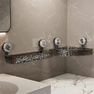 No-Drill, Light Luxury Style Glacier Pattern Suction Cup