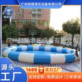 水蹦床水垫跳床圆形充气乐园水床水面弹跳踩踏蹦蹦床儿童游乐设备