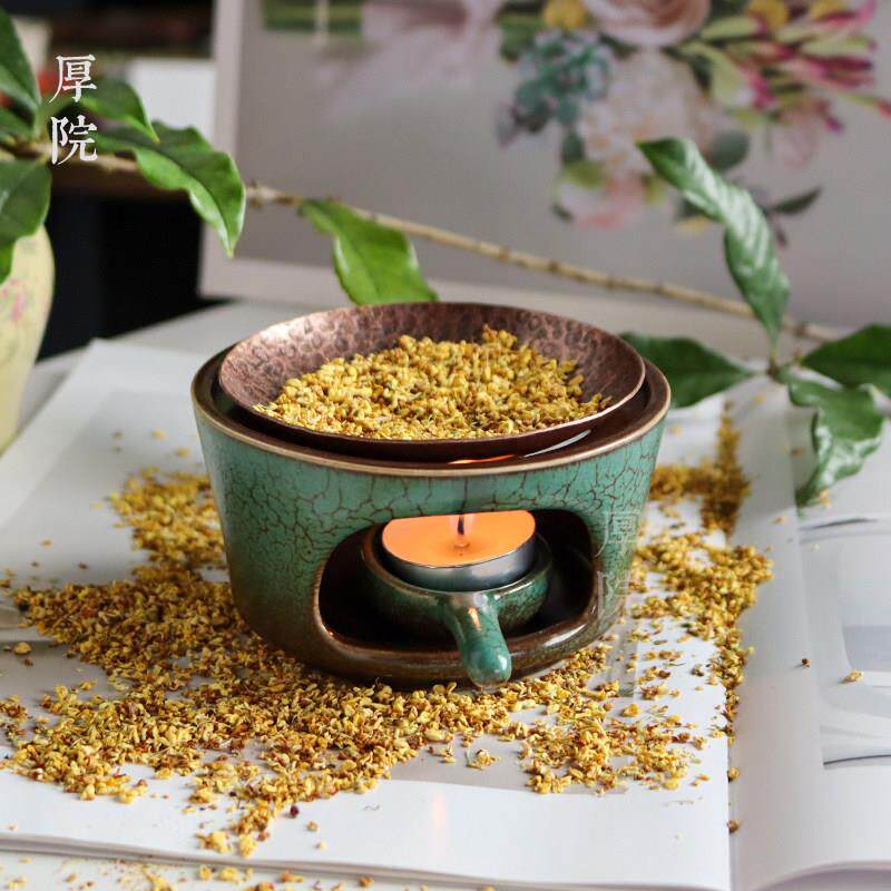厚院【官正】家用陶瓷香薰炉隔火加热扩香器沉香粉桂花持久留香器