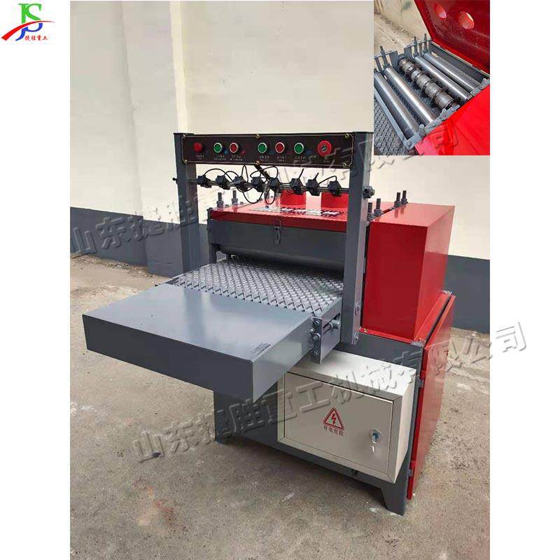细木工板条清边锯 全自动木材分割机 履带式红外线木工溜边锯