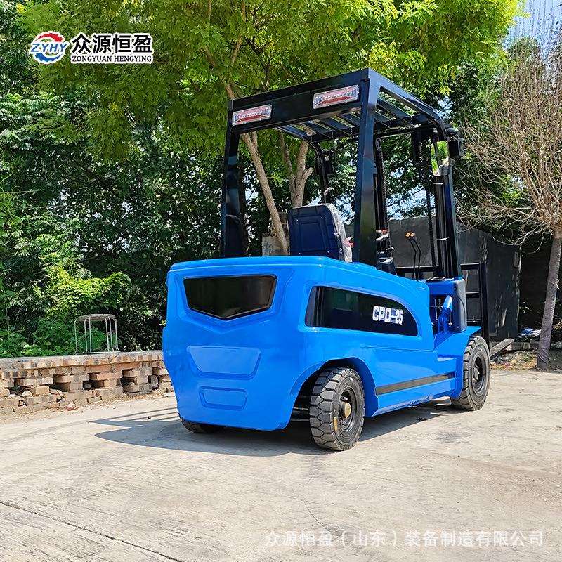 厂家电动叉车两吨座驾式小型搬运车 2.5吨四轮电动堆高车叉车