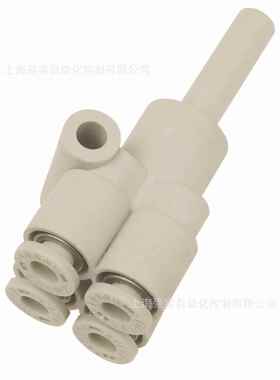 上海强实numax快插接头 双重FY形盲栓 一通四减径插杆 8变6转接头