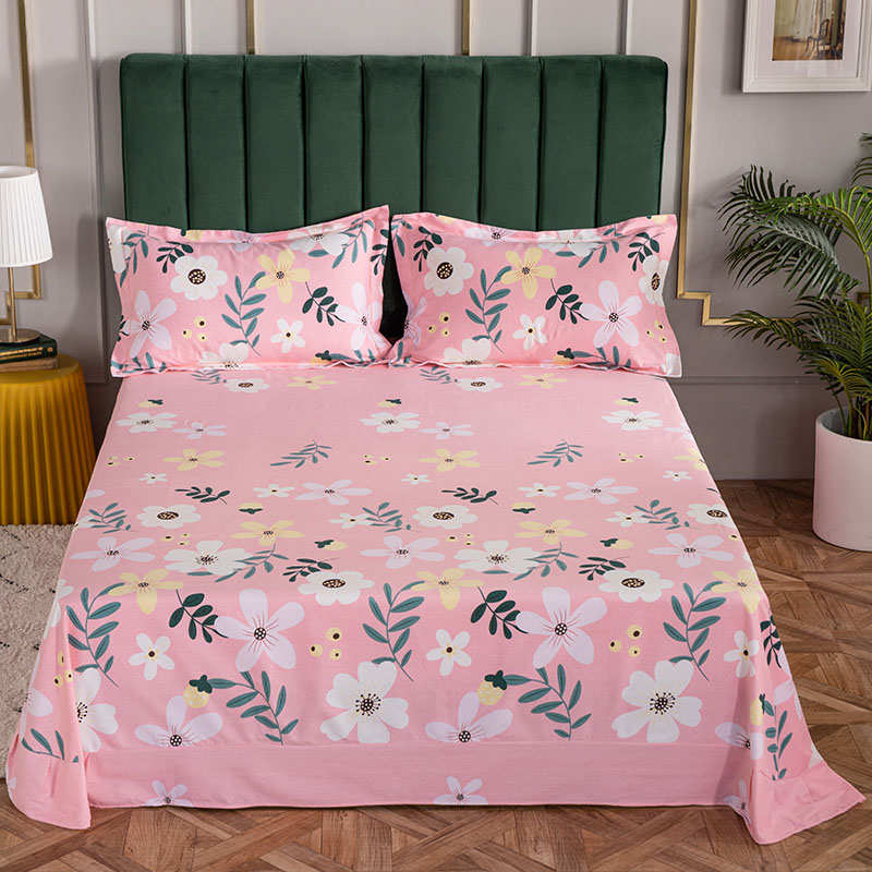 加厚纯棉磨毛床单单件春秋冬宿舍加大全棉被单双人1.2m1.51.8米床