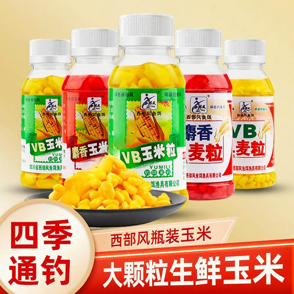 玉米粒VB玉米鲤鱼饵料青草路亚饵