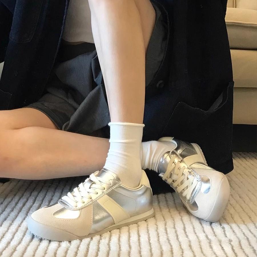 运动鞋美式复古舒适系带老爹鞋