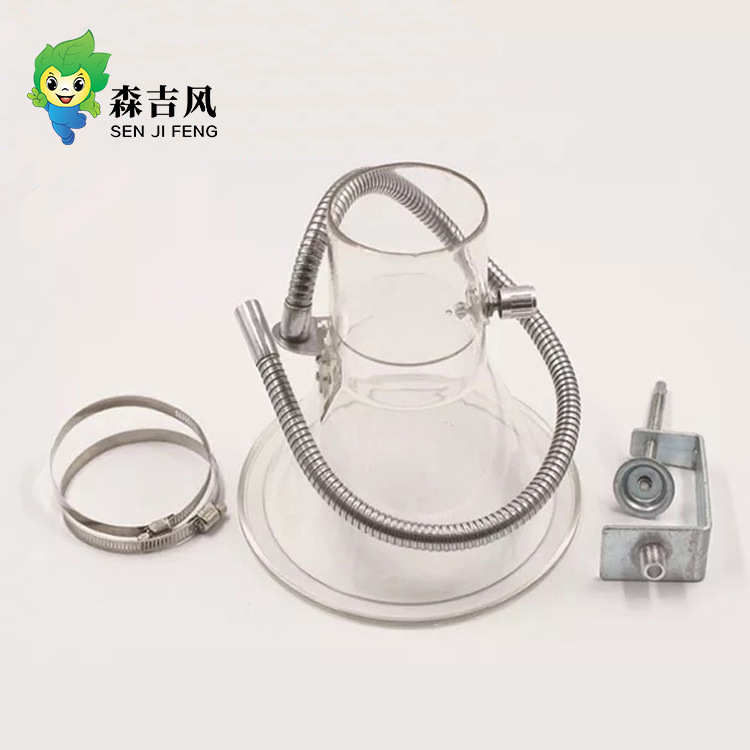 排烟伸缩排 喇叭口罩寸pvc电子寸吸烟抽烟透明4罩焊锡软管风管罩3