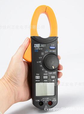 TES-3900-TES-3901钳表交直流钳形表 泰仕数字钳表