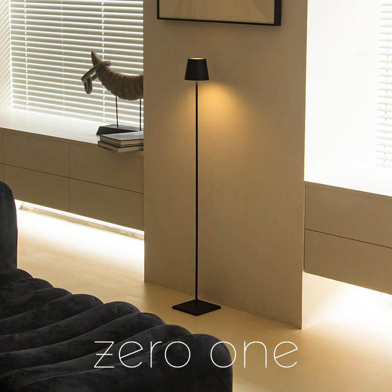 创意极简约落地灯卧室床头沙发旁立式客厅充电轻奢装饰氛围感台灯