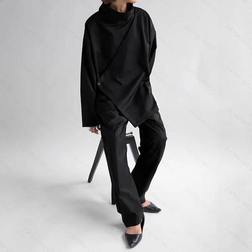 Women’s 2026 High Neck Polyester with Back Zipper Blouse