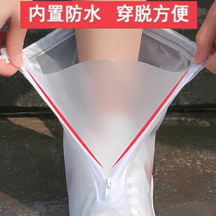 套学生女款 套防雨水高筒防雨鞋 雨靴套下雨天防污 子雨鞋 防沙男女鞋