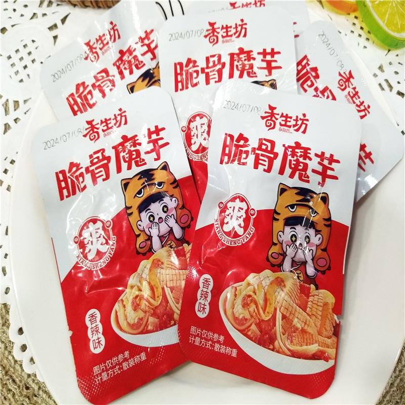 香生坊脆骨魔芋香辣味香脆骨脆爽辣休闲食品零食散装500g