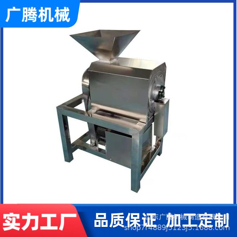 商用樱桃蟠桃去核打浆机火龙果桑葚打泥机大型沙棘去籽打浆机