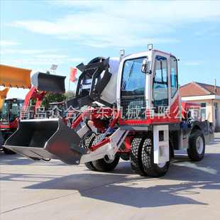 四驱滚筒式 自上料搅拌车混凝土4方工程用自动上料混凝土搅拌车