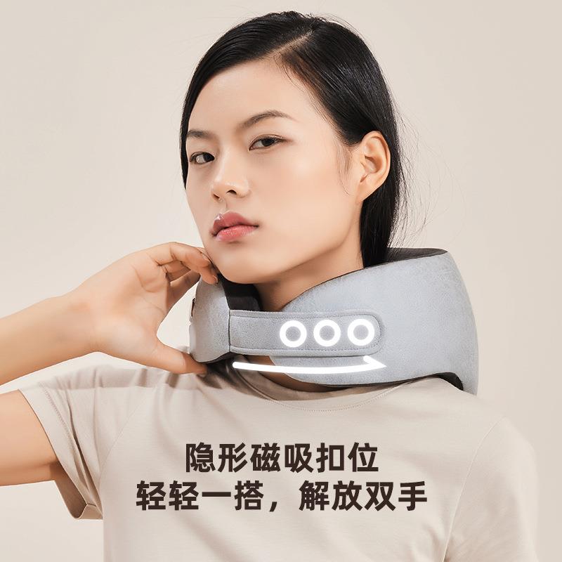 新款U型按摩枕颈肩颈椎热