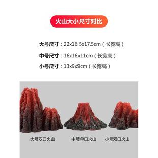 饰沉木水草网红 观赏鱼缸造景全套小鱼缸假火山石增氧泵气泡摆件装