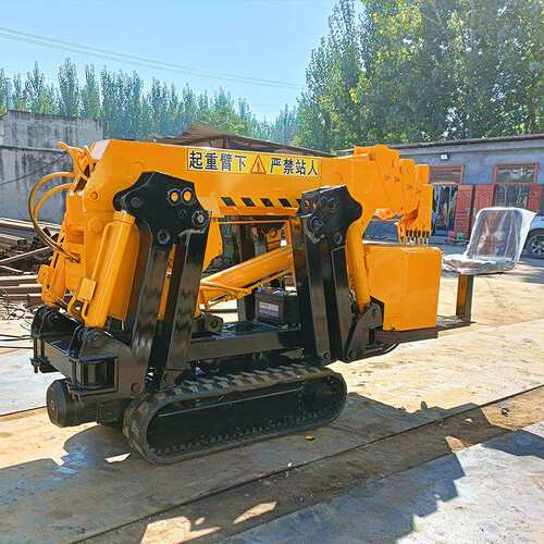 3吨履带式蜘蛛吊折叠式起重机自走式液压伸缩臂蜘蛛吊链滚式吊车