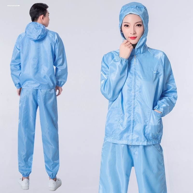 静电防尘工作服充绒连体无尘服透气全身喷涂防护服喷漆服防护