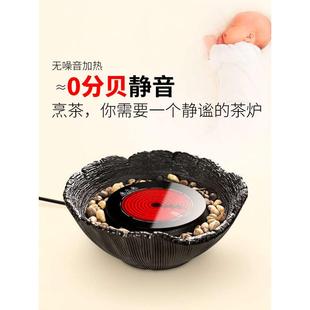 VJW5批发电陶炉小型围炉煮茶器煮茶炉家用室内铁壶铸铁壶煮茶壶泡