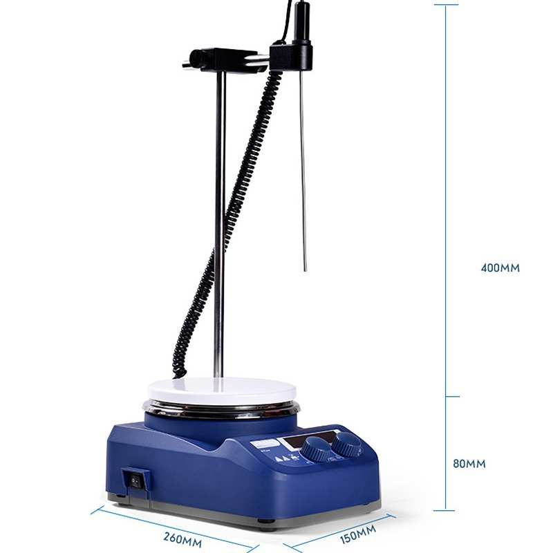 恒温磁力搅拌器加热控温数显高温搅拌台小型电动电磁搅拌机实验室