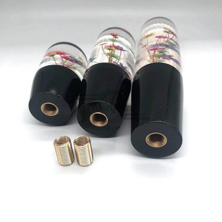 汽车改装JDM水中花水晶排挡头灯泡透明排挡杆波棍头10cm15cm20cm