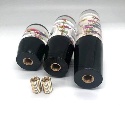 汽车改装JDM水中花水晶排挡头灯泡透明排挡杆波棍头10cm15cm20cm