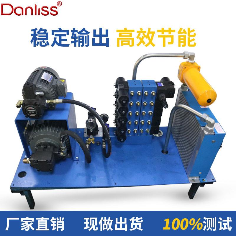 1.5KW电机配VP-30+5.5KW电机配PV2R1-31双动力源液压系统液压泵站