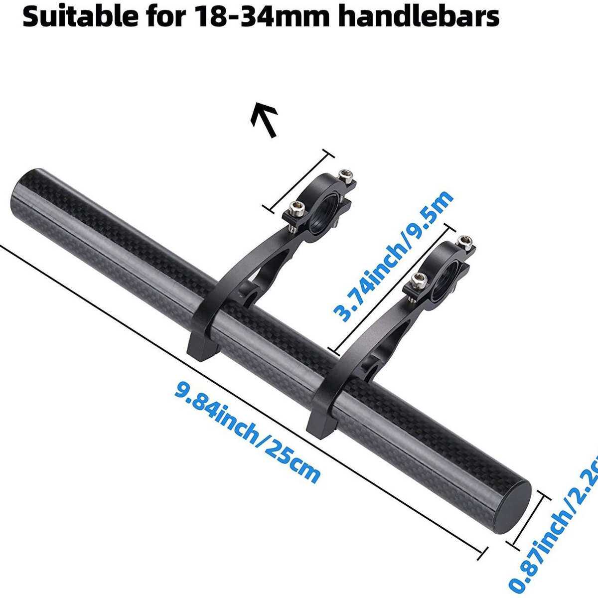 自行车延伸架扩展架车灯码表架自行车支架多功能铝合金支架