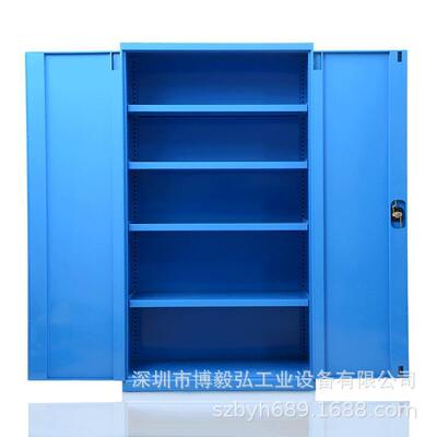 供应博毅弘车间重型置物柜工具柜 双开门储物柜铁皮柜 工业备品柜