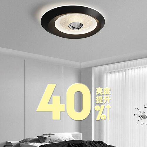 北欧极简灯具卧室灯2026新款现简约创意个性飞碟灯书房间吸顶灯