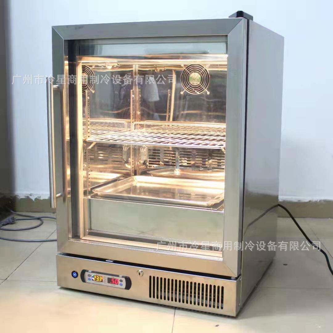 牛排熟成小型吧台冰箱恒温冷藏保鲜不锈钢展示柜牛肉排酸冰柜湿式