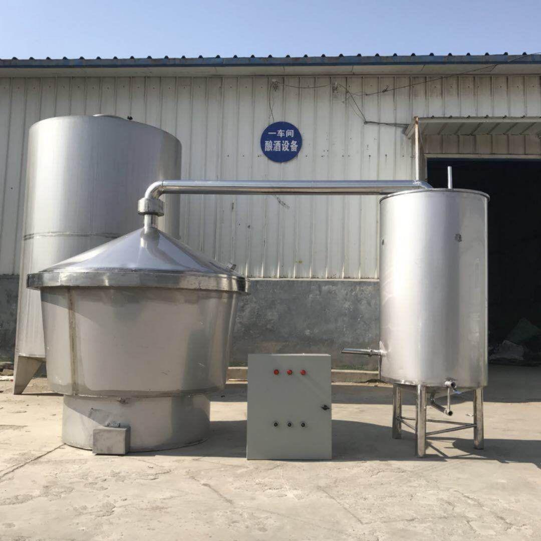 特价 优质酿酒设备304不锈钢甑锅 大中小型专用蒸汽吊锅双底保温图片