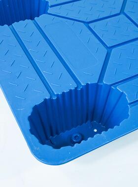 吹塑板九脚塑料托盘仓库卡板叉工厂潮车垫物流周防转NQN托板塑胶