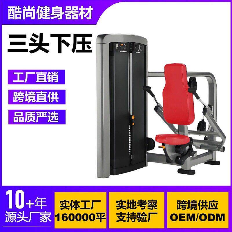 三头下压商用健身器材大全肩部胸部腿部腹部背部腰部力量训练器
