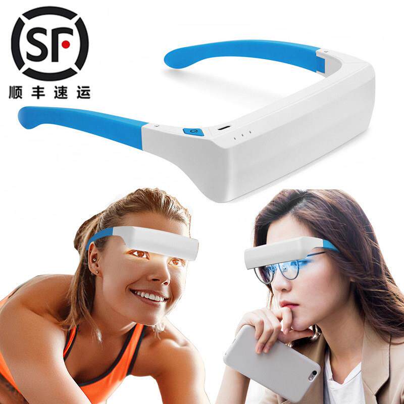SAD光疗灯光疗眼镜充电缓解季节性抑郁蓝光白光穿戴式抗抑郁设备